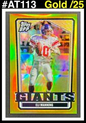 Eli Manning [Chrome Gold Refractor] #48 Football Cards 2007 Topps Draft Picks & Prospects Prices