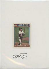 Carlton Fisk #393 Baseball Cards 1991 Topps Micro Prices