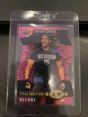 Anthony Bowens [Pink] #TA-20 Wrestling Cards 2022 Upper Deck Allure AEW Title Ambitions Prices