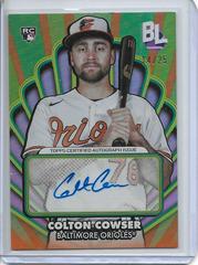 Colton Cowser [Orange Foil] #OAA-CC Baseball Cards 2024 Topps Big League Baseball Opening Act Autograph Prices
