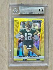 Aaron Rodgers [Gold Prizm] #115 Football Cards 2013 Panini Prizm Prices