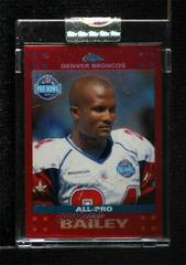 Champ Bailey [Red Refractor] Football Cards 2007 Topps Chrome Prices