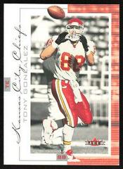 Tony Gonzalez #111 Football Cards 2001 Fleer Genuine Prices