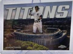 Aaron Judge #CT-11 Baseball Cards 2023 Topps Chrome Titans Prices