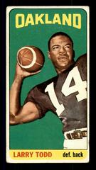 Larry Todd #151 Football Cards 1965 Topps Prices