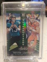 Trevor Lawrence [Green] Football Cards 2021 Panini Absolute Introductions Prices