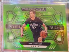 Franz Wagner [Green Flood] #5 Basketball Cards 2021 Panini Obsidian Pitch Black Prices