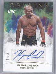 Kamaru Usman [Gold] #OA-KUS Ufc Cards 2022 Panini Chronicles UFC Origins Autographs Prices