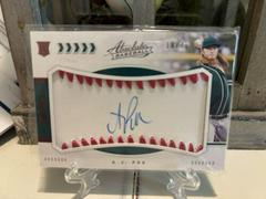 A. J. Puk [Material Signature Pink] #160 Baseball Cards 2020 Panini Absolute Prices