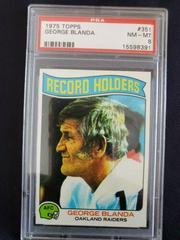 George Blanda [White Jersey] Football Cards 1975 Topps Prices