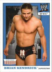 Brian Kendrick Wrestling Cards 2008 Topps Heritage IV WWE Prices