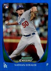 Nathan Eovaldi [Blue Refractor] Baseball Cards 2011 Bowman Chrome Draft Prices