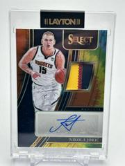 Nikola Jokic [Tie Dye Prizm] Basketball Cards 2021 Panini Select Signatures Prices