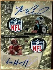 Matt Corral, Sam Howell [Psychedelic] Football Cards 2022 Panini Spectra Dual Patch Autographs Prices