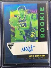 Max Christie [Blue] #FA-MAX Basketball Cards 2022 Panini Chronicles Draft Picks Flux Rookie Autographs Prices