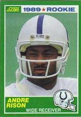Andre Rison #272 Football Cards 1989 Panini Score Prices