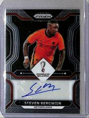 Steven Bergwijn Soccer Cards 2022 Panini Prizm World Cup Signatures Prices