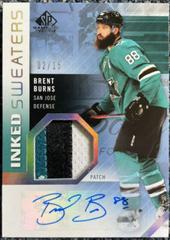 Brent Burns [Patch] Hockey Cards 2021 SP Game Used Inked Sweaters Autograph Prices