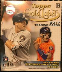 Hobby Box Baseball Cards 2017 Topps Gold Label Prices