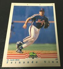 Fernando Vina #352 Baseball Cards 1992 Classic Best Prices