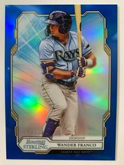 Wander Franco [Blue Refractor] #BPR-31 Baseball Cards 2019 Bowman Sterling Prices