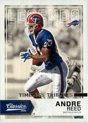 Andre Reed [Timeless Tributes Silver] #118 Football Cards 2016 Panini Classics Prices