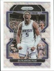 De'Aaron Fox [Silver Wave] Basketball Cards 2021 Panini Prizm Prices