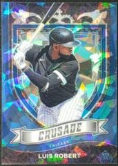 Luis Robert [Blue Ice] #21 Baseball Cards 2021 Panini Chronicles Crusade Prices