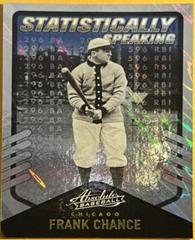 Frank Chance #SS-2 Baseball Cards 2022 Panini Absolute Statistically Speaking Prices