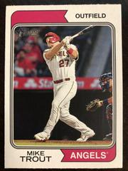 Mike Trout Baseball Cards 2023 Topps Heritage Prices