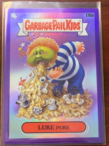 LUKE Puke [Purple Refractor] #170b 2022 Garbage Pail Kids Chrome