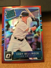 Cody Bellinger [Red] #65 Baseball Cards 2017 Panini Donruss Optic Prices