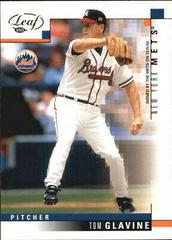 Tom Glavine #138 Baseball Cards 2003 Leaf Prices