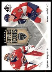 Spencer Knight, Anton Lundell Hockey Cards 2021 SP Authentic Future Icons Prices