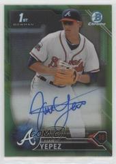 Juan Soto [Green Refractor] Baseball Cards 2016 Bowman Chrome Prospect Autograph Prices