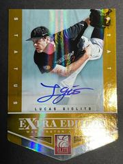 Lucas Giolito [Aspirations Die Cut Autograph] #111 Baseball Cards 2012 Panini Elite Extra Edition Prices