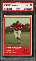 Tommy Addison Football Cards 1963 Fleer Prices