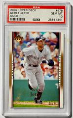 Derek Jeter [Gold] #479 Baseball Cards 2007 Upper Deck Prices