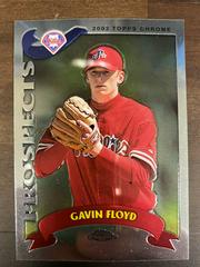 Gavin Floyd #T130 Baseball Cards 2002 Topps Chrome Traded Prices