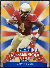 Dalvin Cook [Gold] Football Cards 2017 Leaf Draft All American Prices