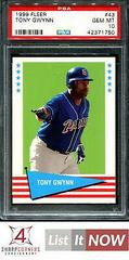 Tony Gwynn #43 Baseball Cards 1999 Fleer Prices
