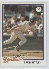 Graig Nettles Baseball Cards 1978 Burger King Yankees Prices