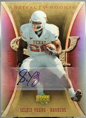 Selvin Young [Autograph] Football Cards 2007 Upper Deck Artifacts Prices