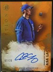 Asa Lacy [Orange] #PA-AL Baseball Cards 2021 Bowman Inception Autographs Prices
