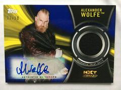 Alexander Wolfe [Blue] Wrestling Cards 2018 Topps WWE NXT Autographs Prices