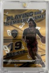 Darius Garland [Gold] #23 Basketball Cards 2021 Panini Contenders Optic Playing the Numbers Game Prices