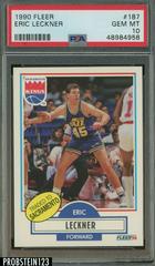 Eric Leckner Basketball Cards 1990 Fleer Prices