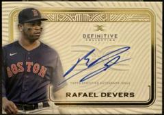 Rafael Devers #DCA-RD Baseball Cards 2023 Topps Definitive Autograph Collection Prices