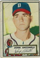 John Antonelli Baseball Cards 1952 Topps Prices