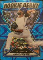 Andre Jackson [Reactive Blue] #RD-20 Baseball Cards 2022 Panini Mosaic Rookie Debut Prices